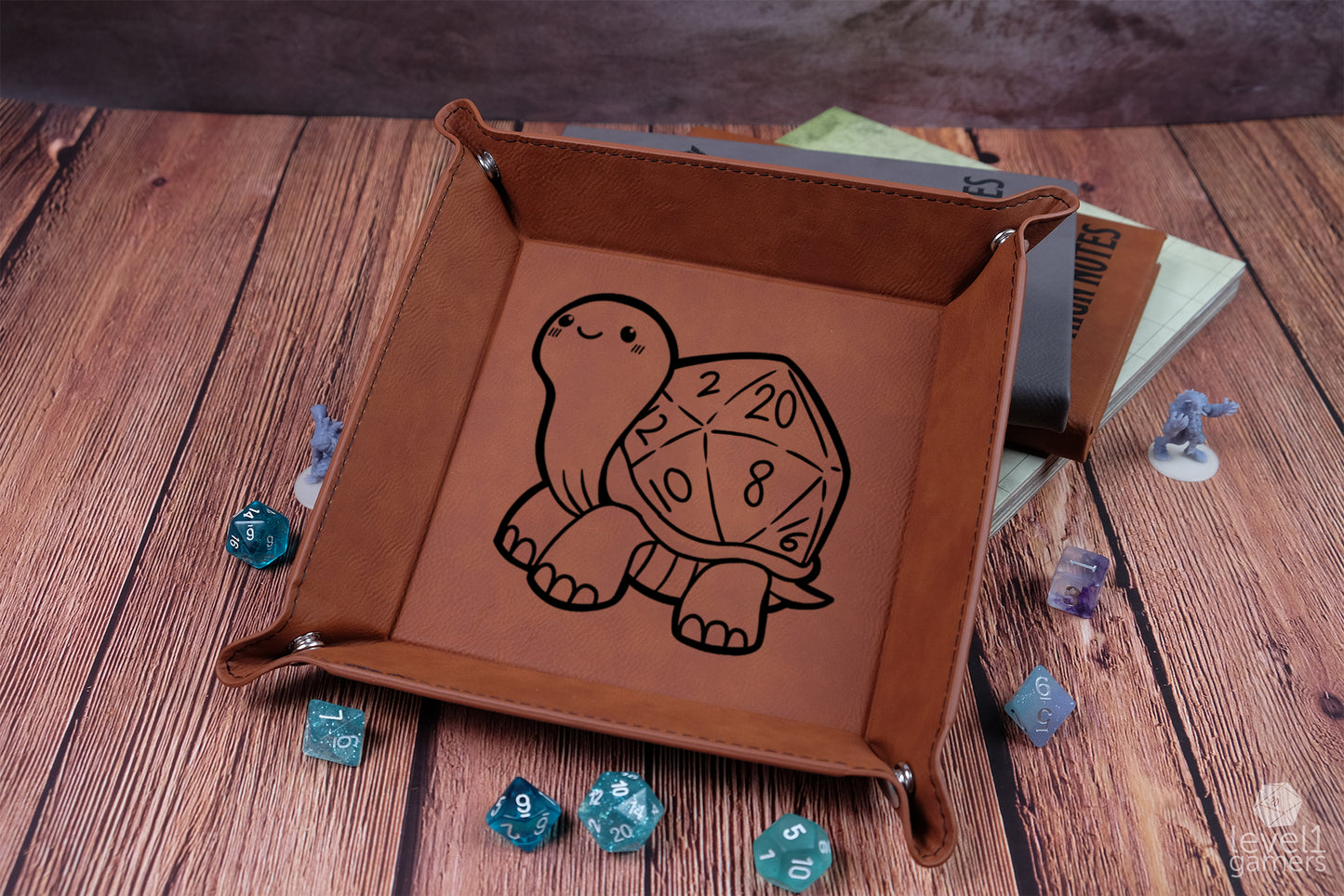D20 Turtle Dice Tray Dice Trays Level 1 Gamers   