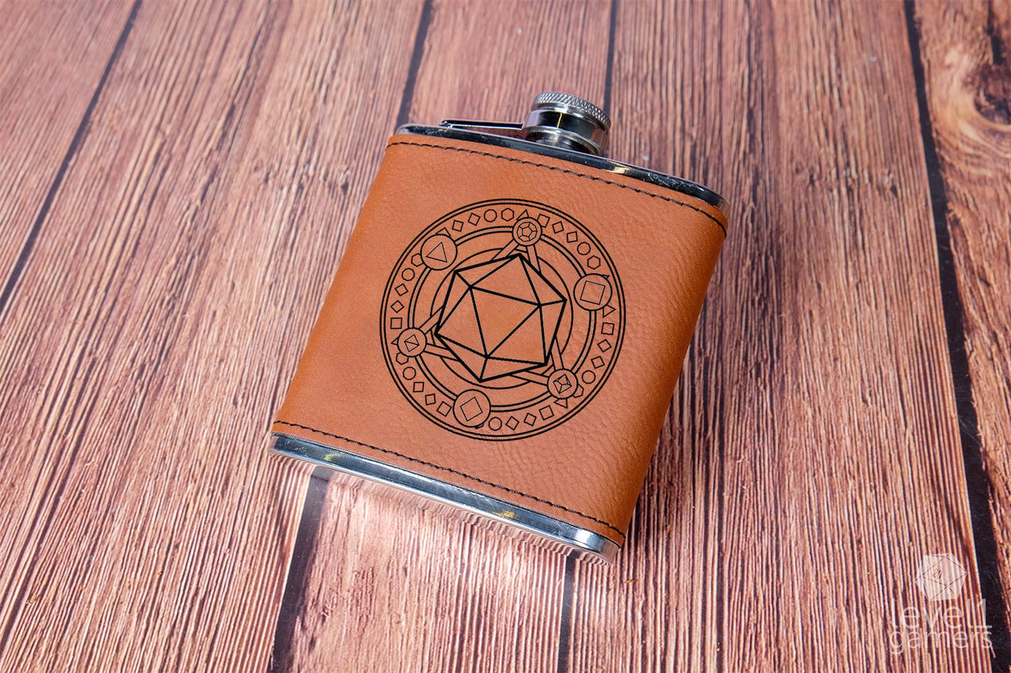 Dice Circle Flask  Level 1 Gamers   