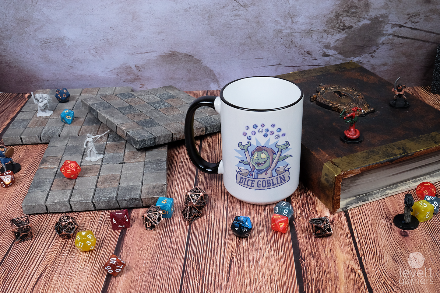 Dice Goblin Mug  Level 1 Gamers   