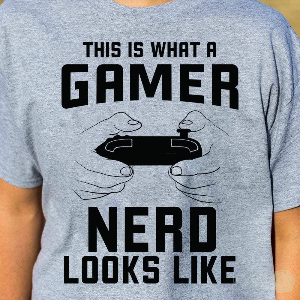 Gamer Nerd T-shirt  Level 1 Gamers   