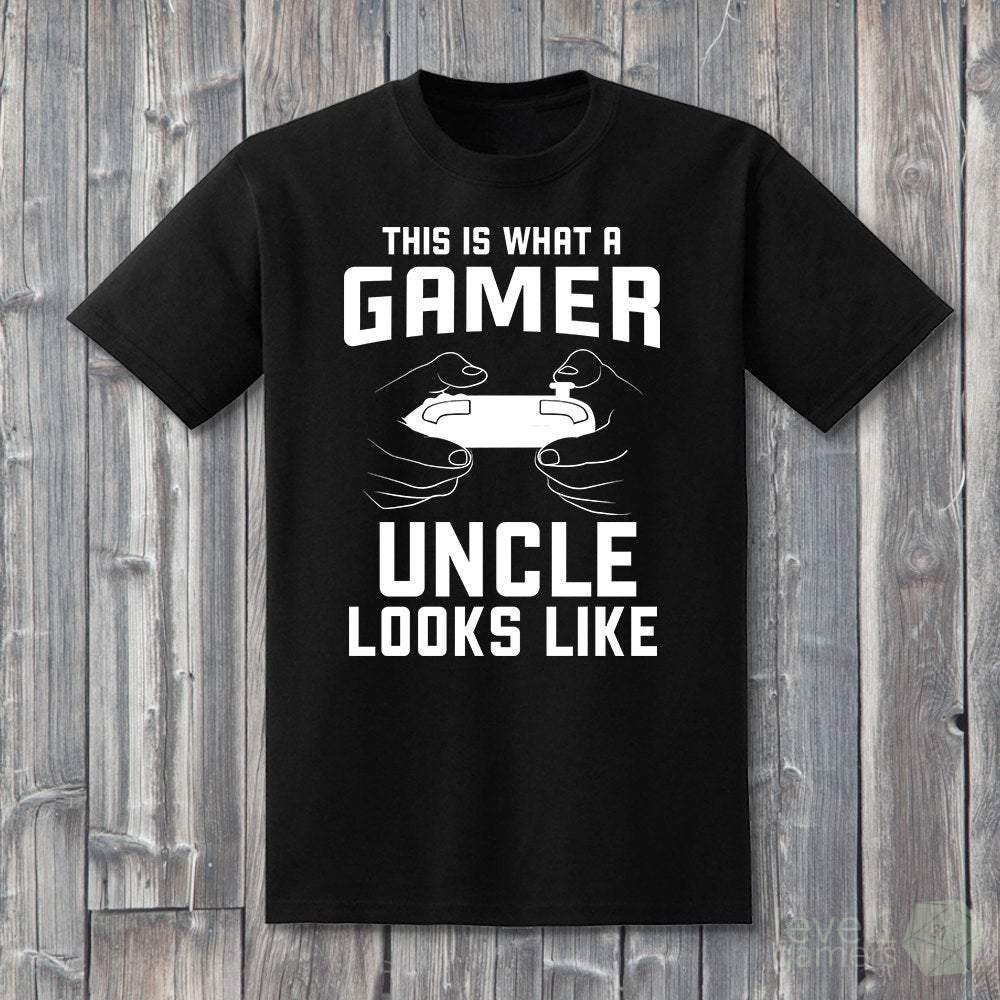 Gamer Uncle T-Shirt  Level 1 Gamers   