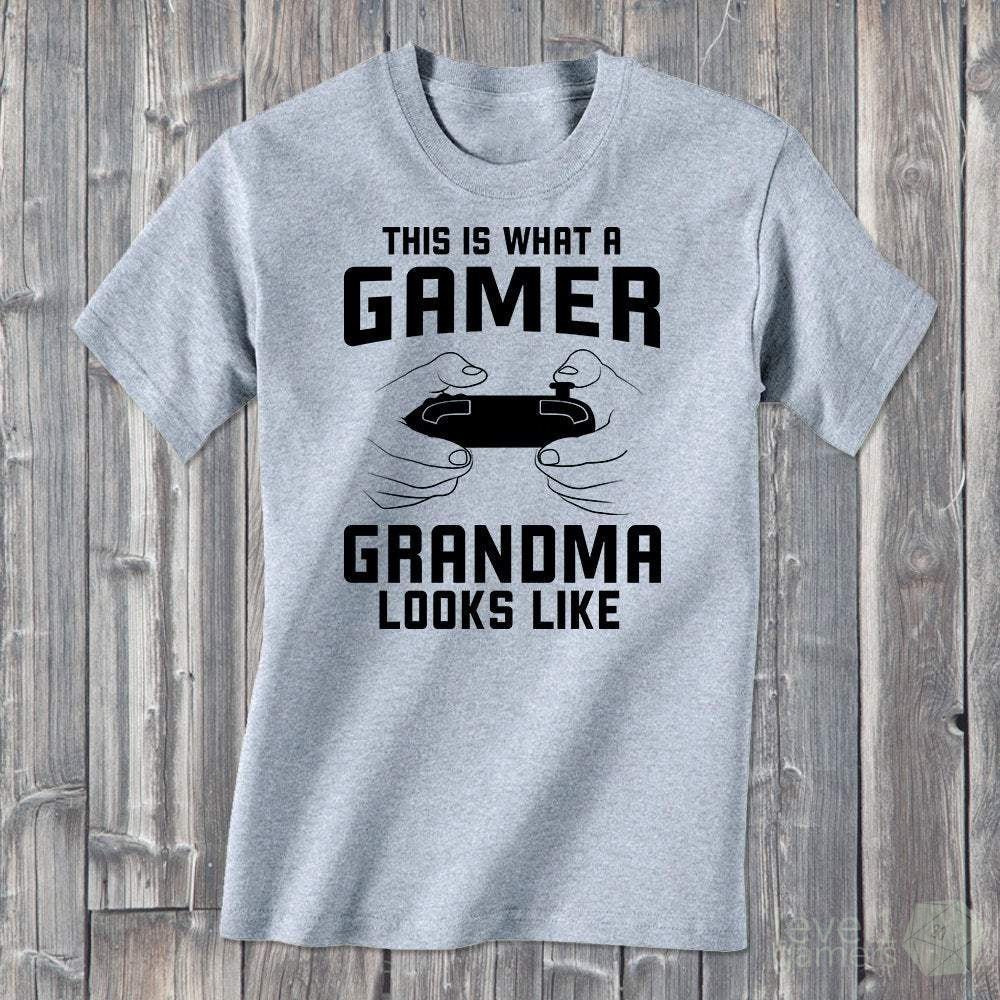 Gamer Grandma T-shirt  Level 1 Gamers   
