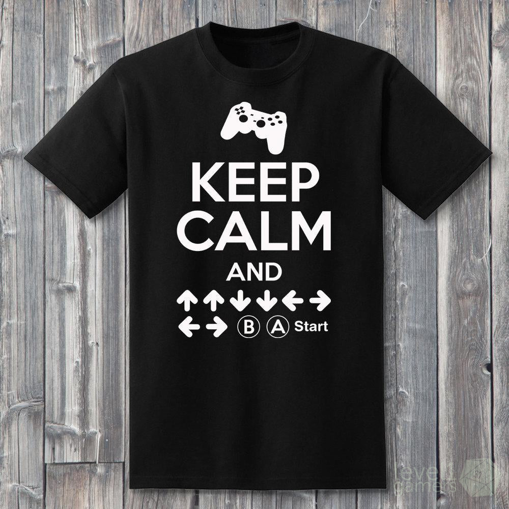 Keep Calm Combo T-Shirt  Level 1 Gamers   