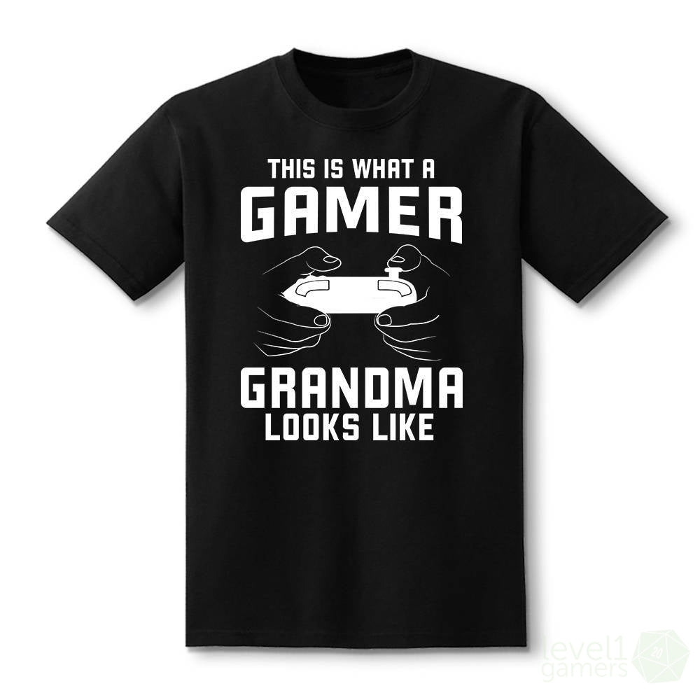Gamer Grandma T-shirt  Level 1 Gamers   