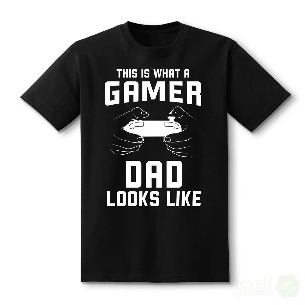 Gamer Dad T-Shirt  Level 1 Gamers   