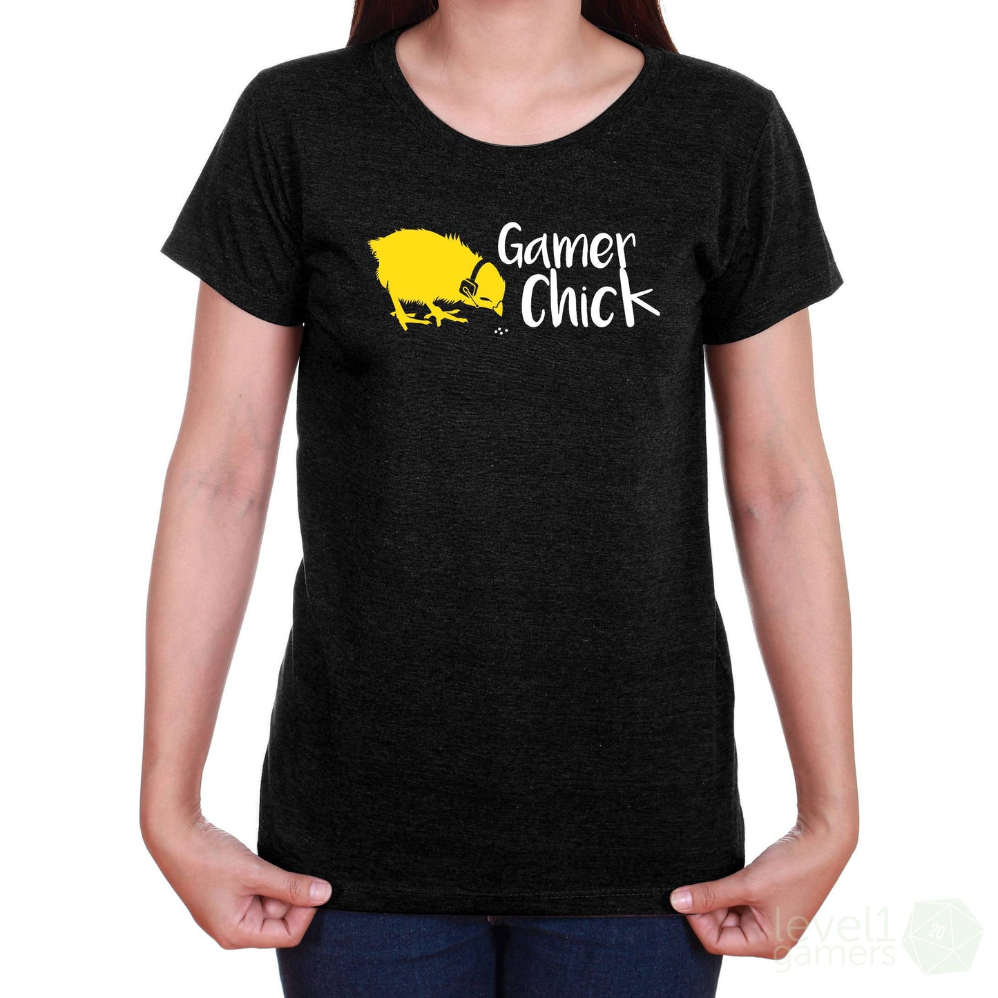 Gamer Chick T-Shirt  Level 1 Gamers   
