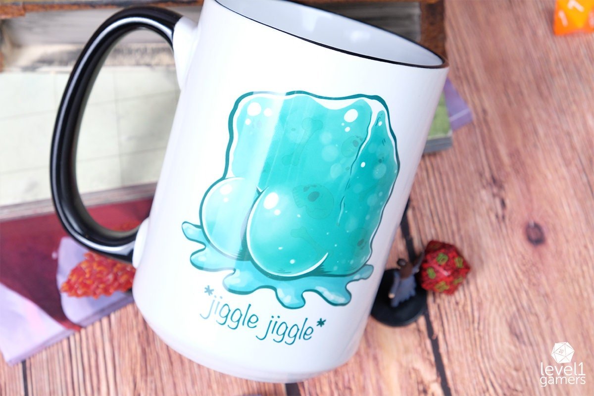 Dummy Thicc Gelatinous Cube Mug  Level 1 Gamers   