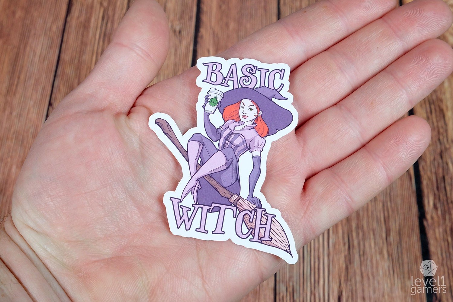 Basic Witch Sticker  Level 1 Gamers   