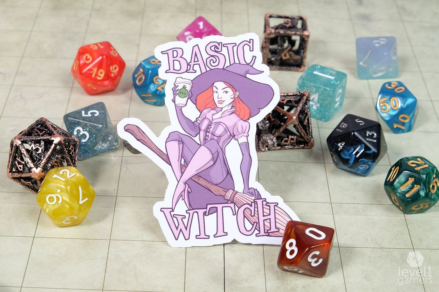 Basic Witch Sticker  Level 1 Gamers   