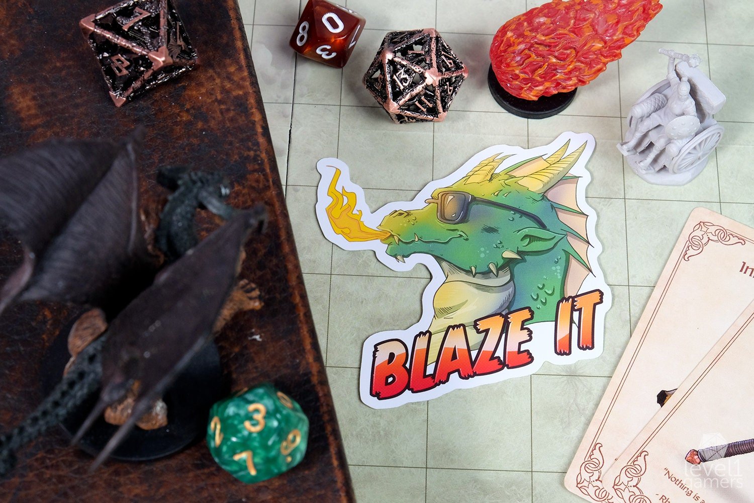 Blaze It Sticker  Level 1 Gamers   