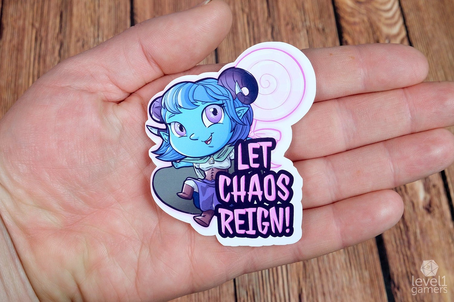 Chaos Jester Sticker  Level 1 Gamers   