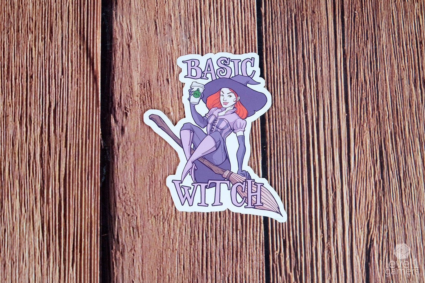 Basic Witch Sticker  Level 1 Gamers   