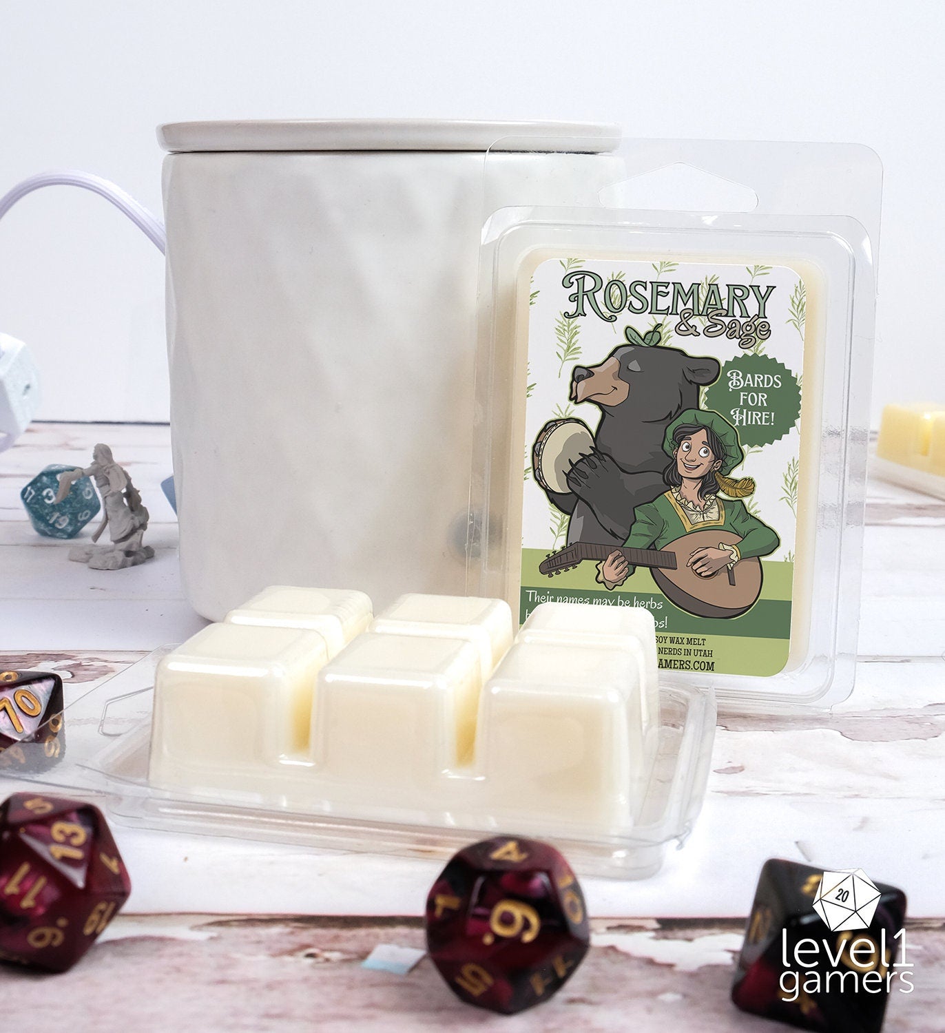 Rosemary & Sage Wax Melts  Level 1 Gamers   