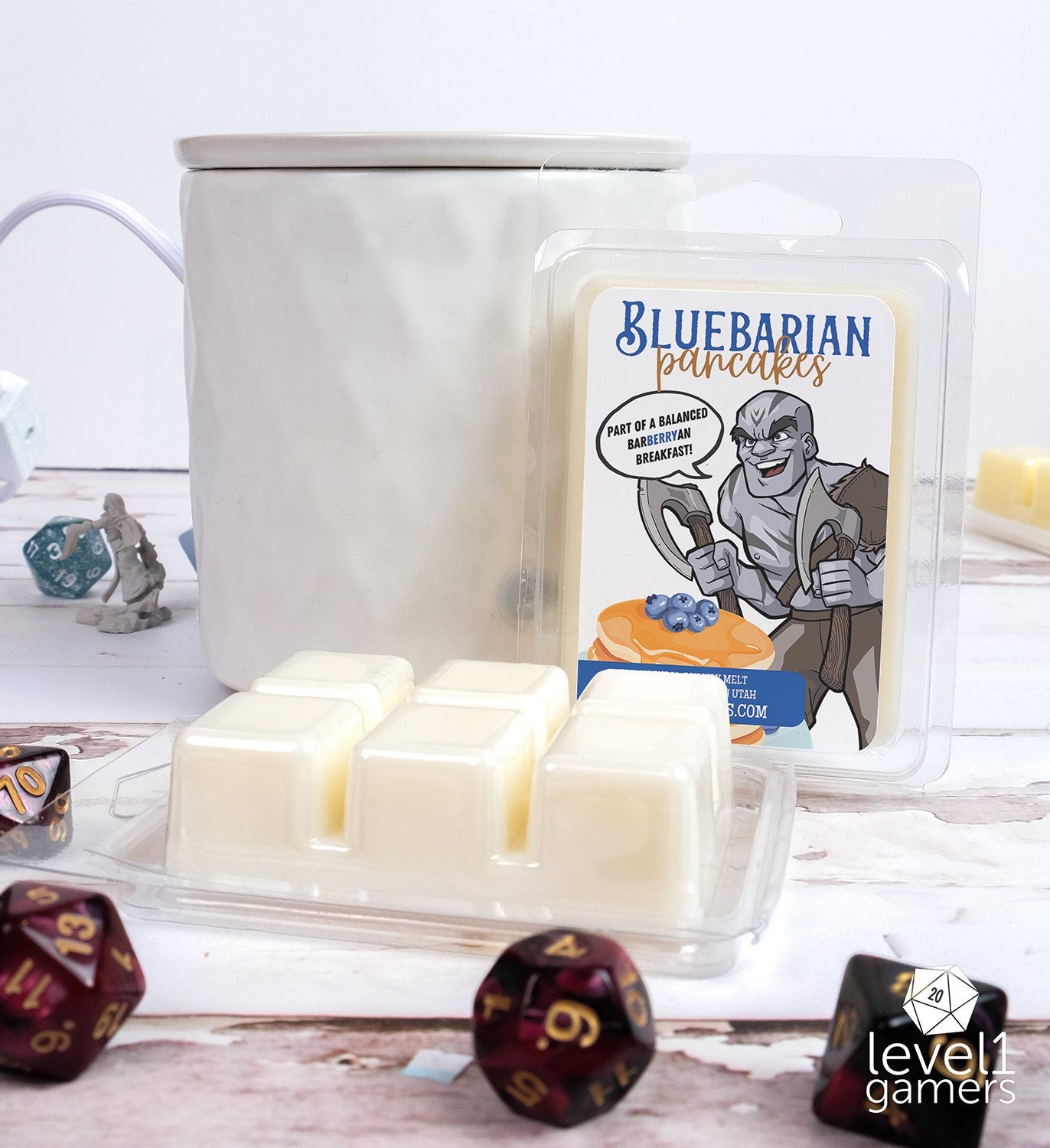 Bluebarian Pancakes Wax Melts  Level 1 Gamers   