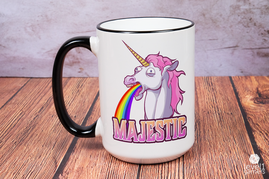 Majestic Unicorn Mug Mugs Level 1 Gamers   