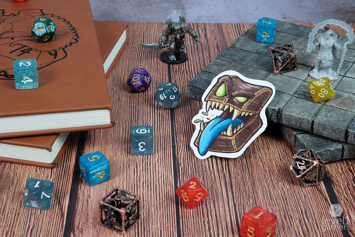 Mimic Chest Sticker – Level 1 Gamers