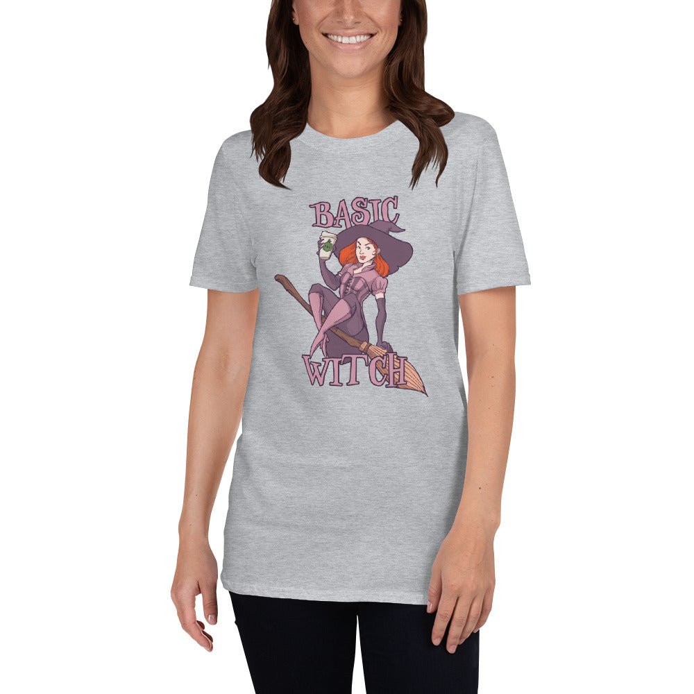 Basic Witch T-Shirt  Level 1 Gamers Sport Grey S 