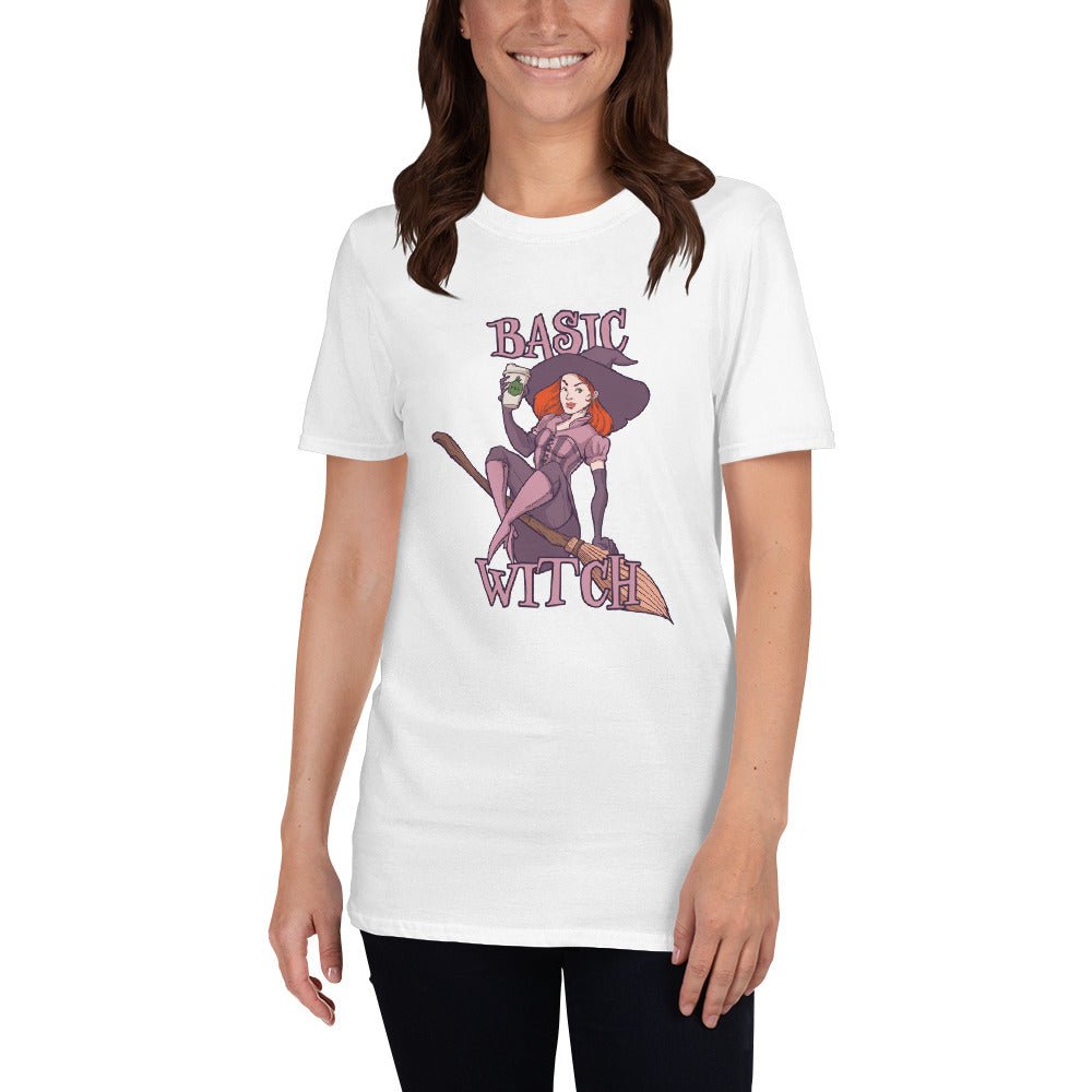 Basic Witch T-Shirt  Level 1 Gamers White S 