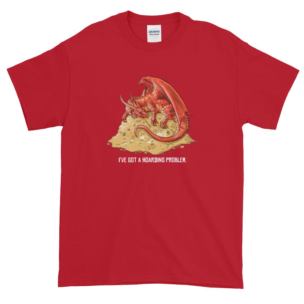 I've got a Hoarding Problem Dragon T-shirt  Level 1 Gamers Cherry Red S 