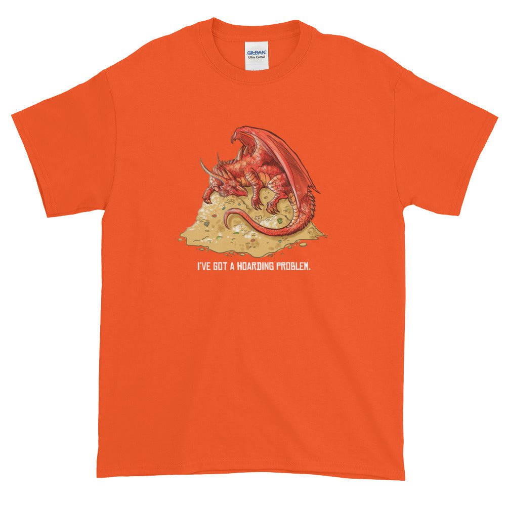 I've got a Hoarding Problem Dragon T-shirt  Level 1 Gamers Orange S 