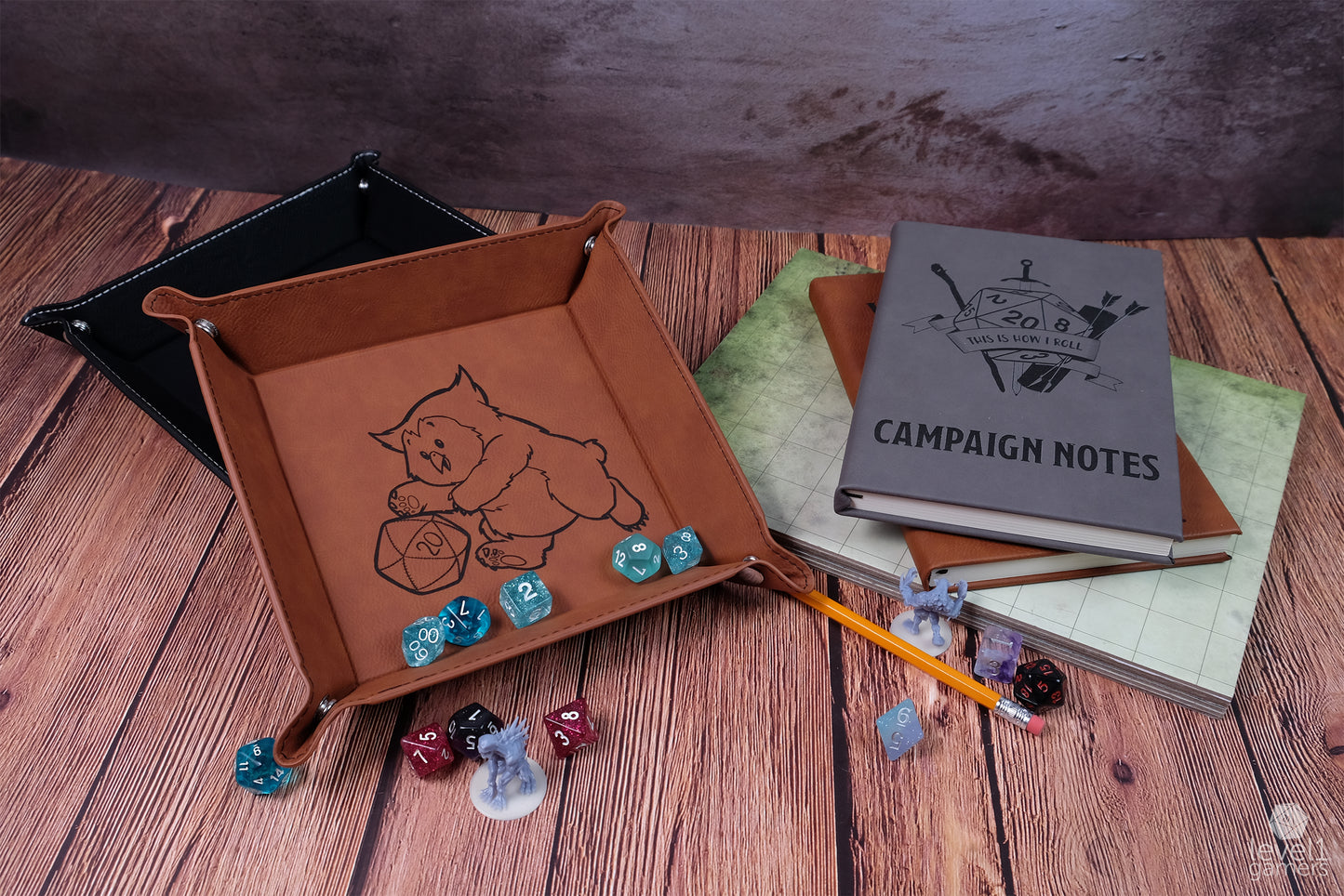 Owlbear Dice Tray Dice Trays Level 1 Gamers   