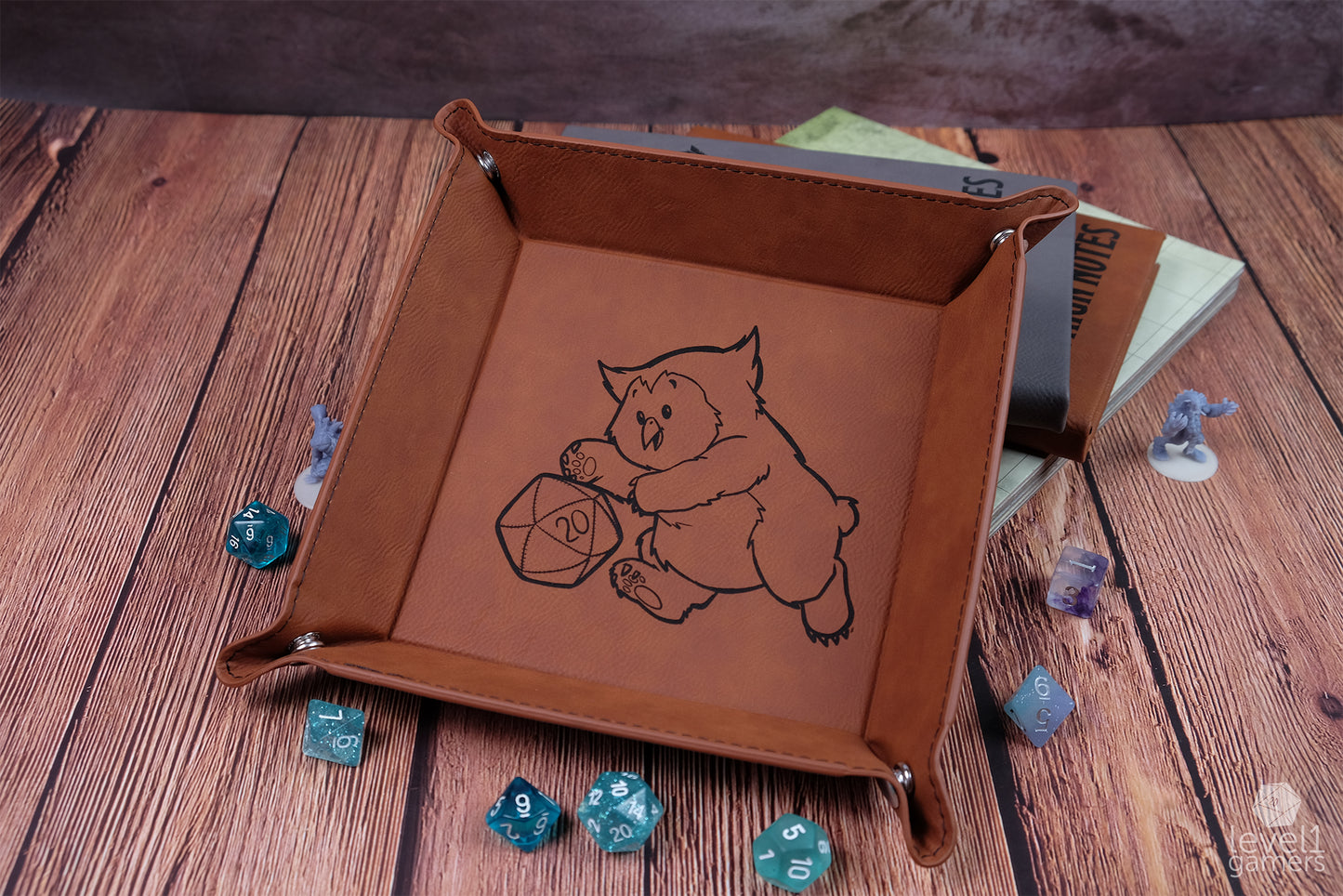 Owlbear Dice Tray Dice Trays Level 1 Gamers   