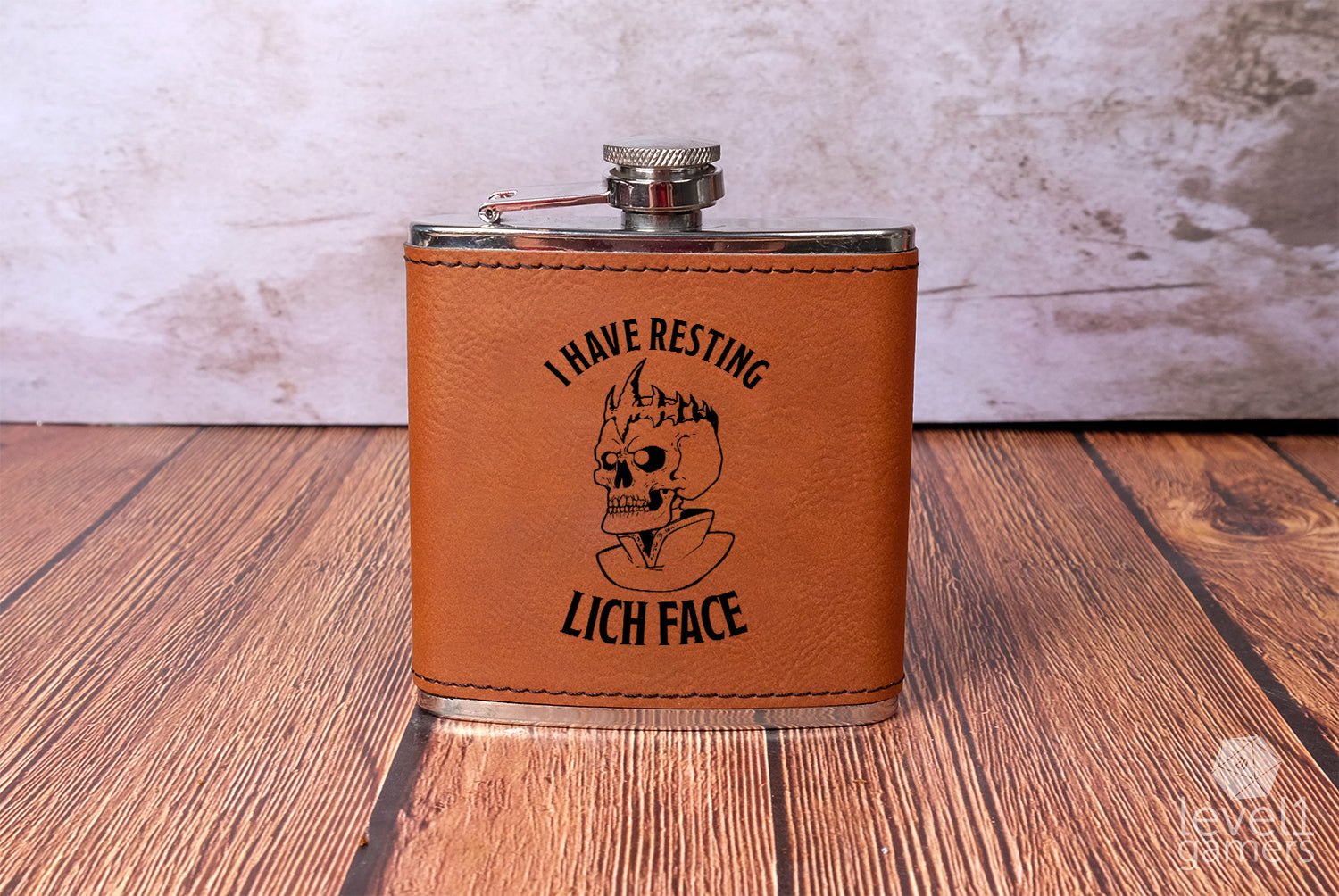 Resting Lich Face Flask  Level 1 Gamers   
