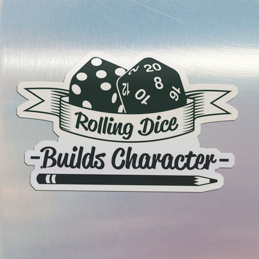 Rolling Dice Magnet  Level 1 Gamers   