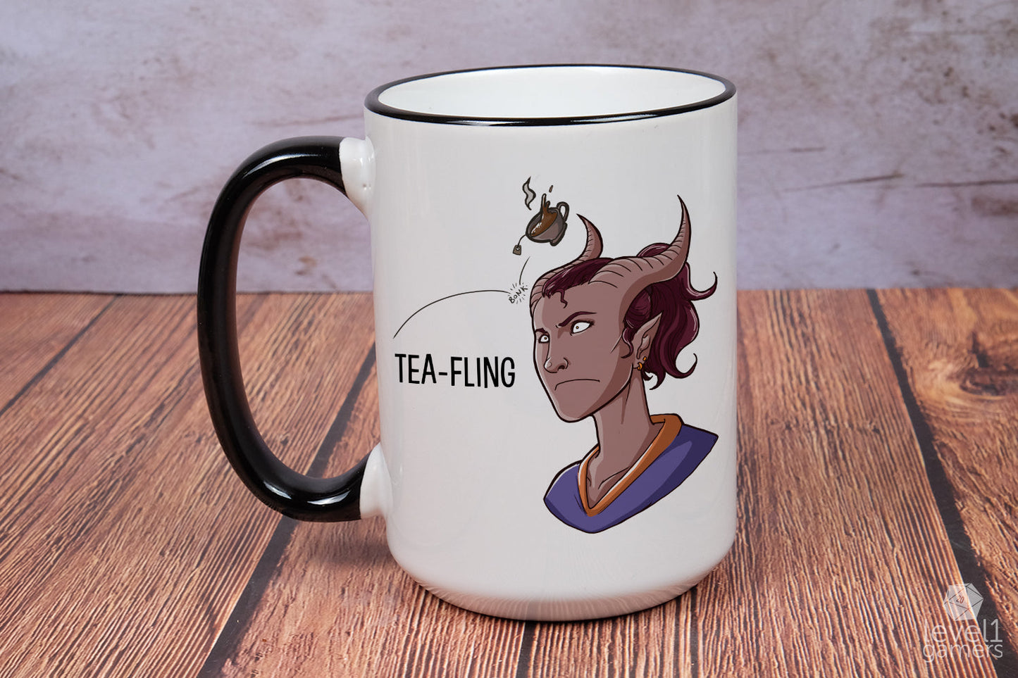 Tea-Fling (Female) Mug  Level 1 Gamers   