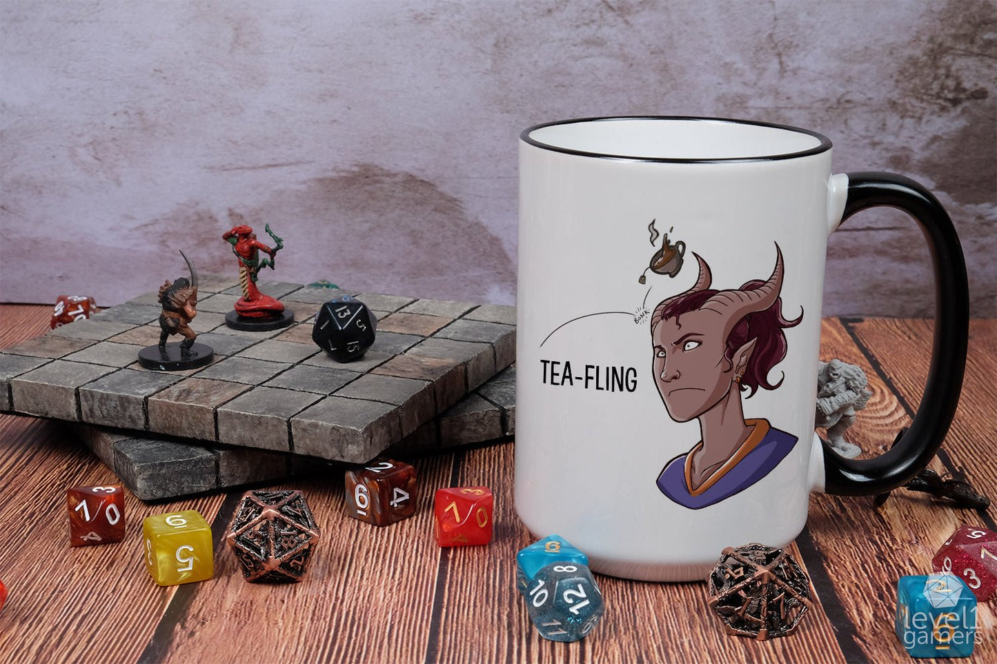 Tea-Fling (Female) Mug  Level 1 Gamers   