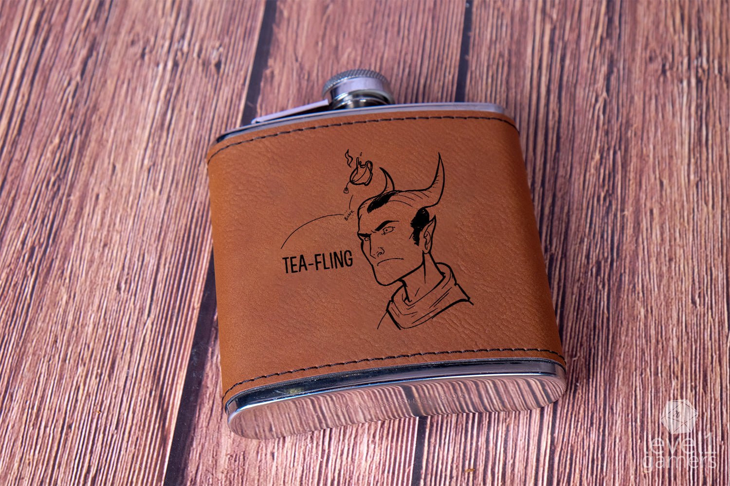 Tea-Fling Flask  Level 1 Gamers   