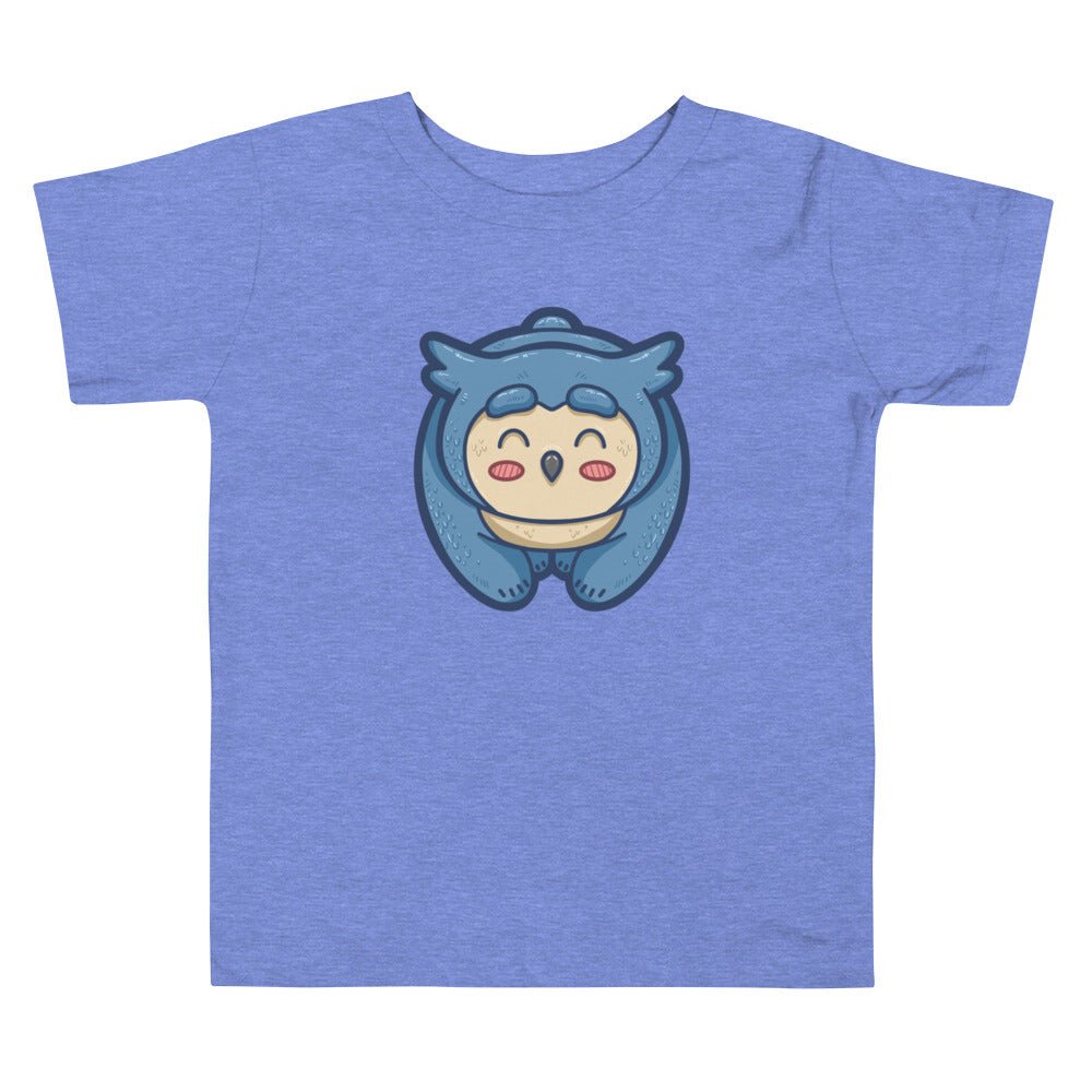 Baby Owlbear Toddler Short Sleeve Tee  Level 1 Gamers Heather Columbia Blue 2T 