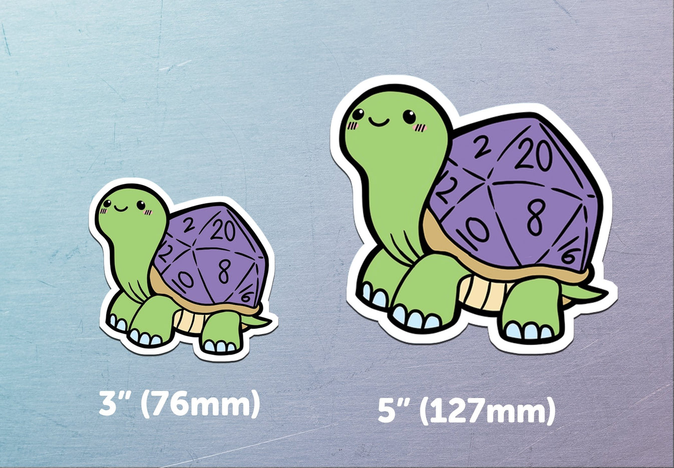 D20 Turtle Magnet – Level 1 Gamers