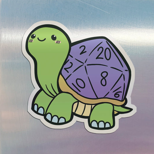 D20 Turtle Magnet  Level 1 Gamers   