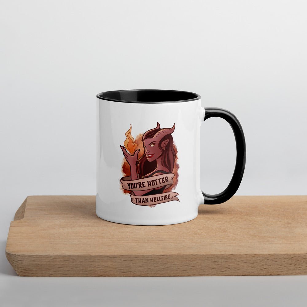 Hotter Than Hellfire Mug  Level 1 Gamers Black 11oz 