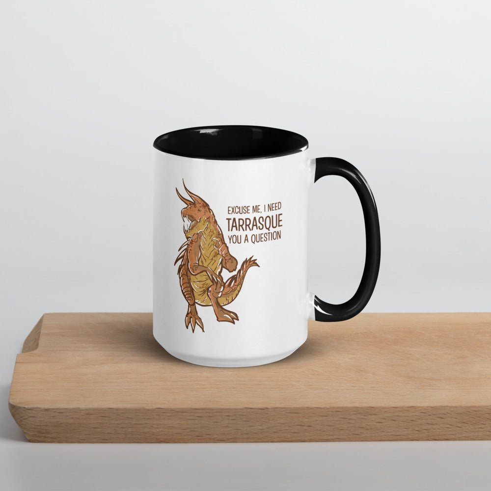 Tarrasque Mug  Level 1 Gamers Black 15oz 