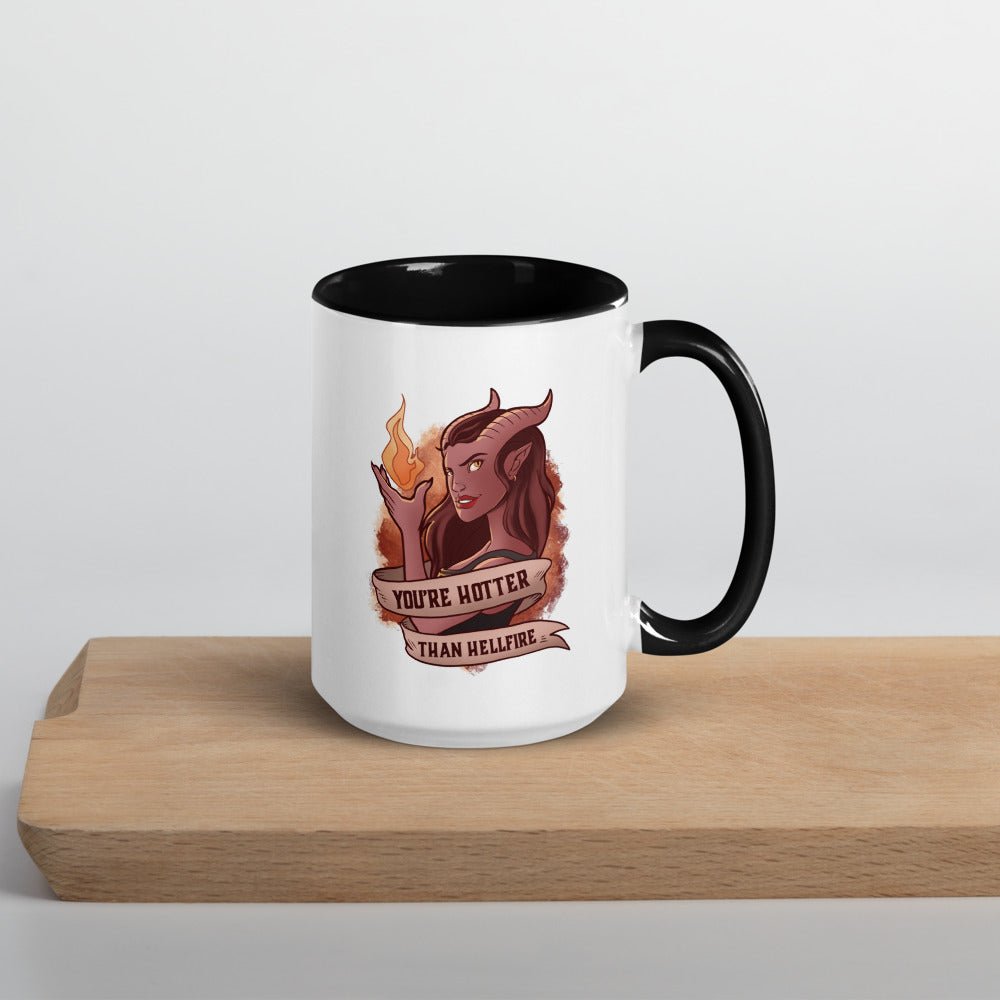 Hotter Than Hellfire Mug  Level 1 Gamers Black 15oz 