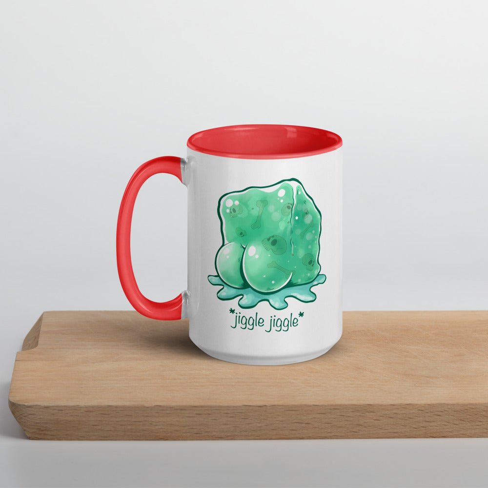Jiggle Jiggle Dummy Thicc Jelly Cube Mug with Color Inside  Level 1 Gamers Red 15oz 