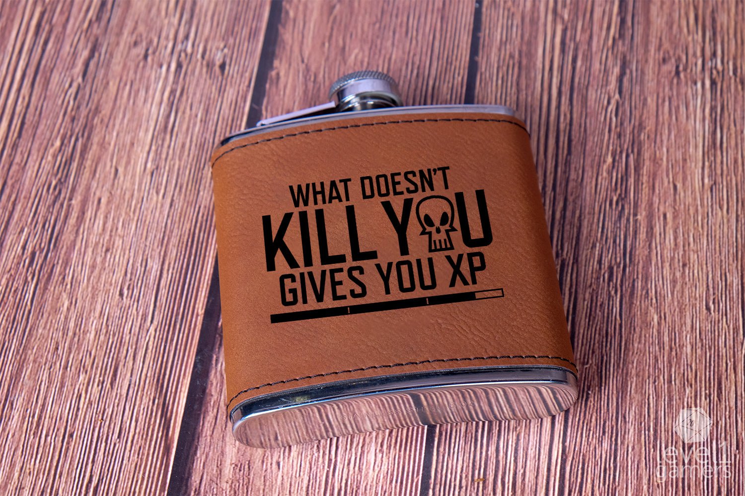 What Doesn't Kill You Gives You XP Flask  Level 1 Gamers   